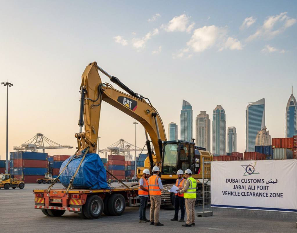 واردات و ترخیص بیل مکانیکی