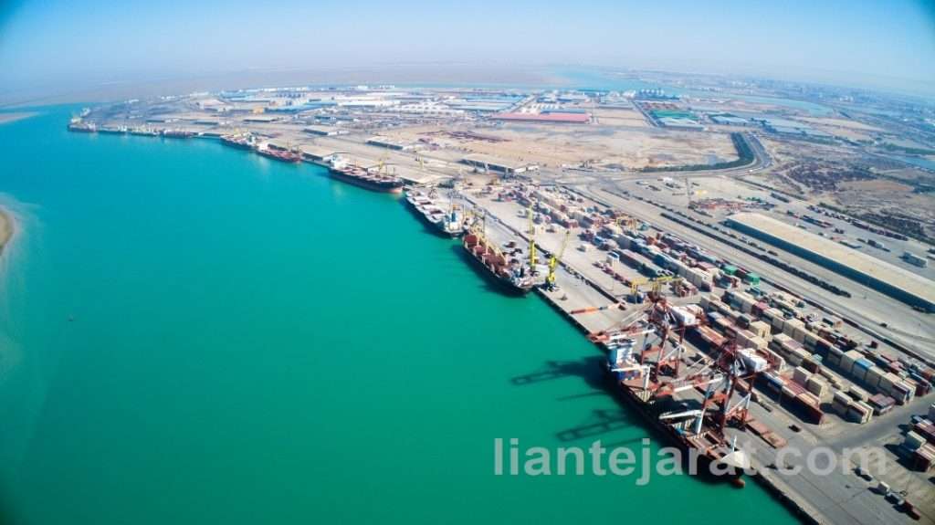 نمایی از گمرک بوشهر و ساحل بندر بوشهر