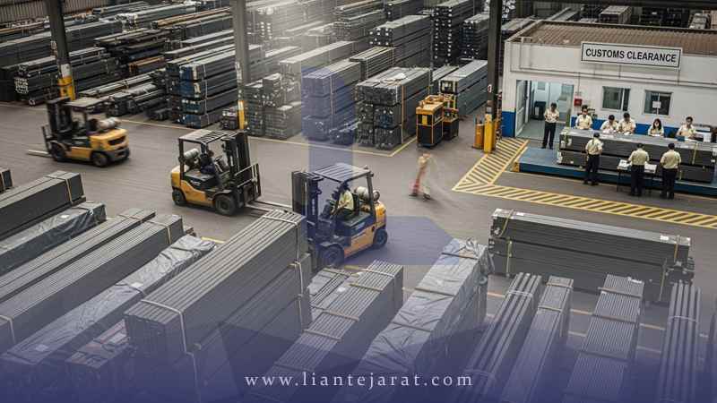 ترخیص فولاد از گمرک