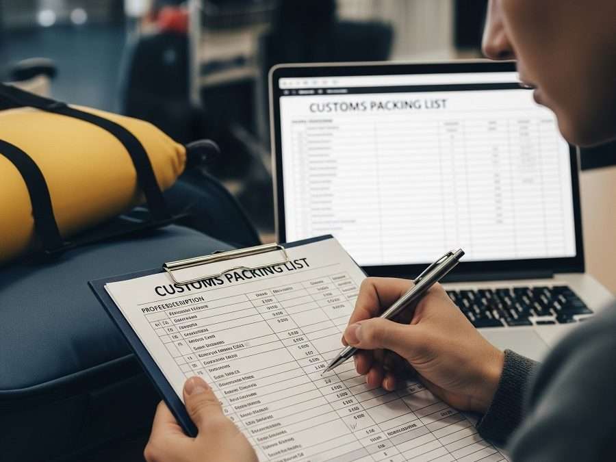 تهیه و تنظیم پکینگ لیست گمرکی