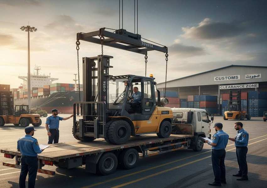 واردات و ترخیص لیفتراک